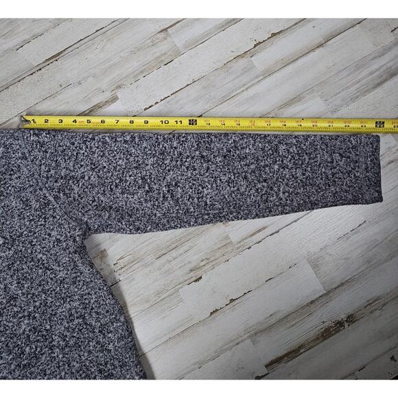 Woodland Trail Gray Knitted Sweater Mens Sz M Fleece Lined 1/4 Zip Pull - Picture 7 of 8